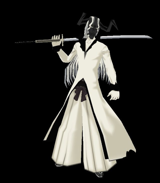 死神残影白一护魔兽模型下载