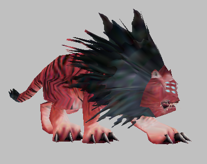 乱红莲狮子魔兽模型下载