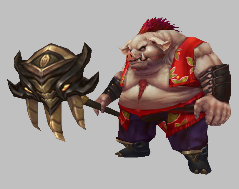 猪刚鬣猪八戒魔兽模型下载