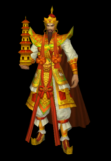 托塔李天王魔兽模型下载