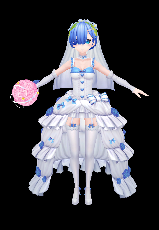 花嫁-蕾姆魔兽模型下载